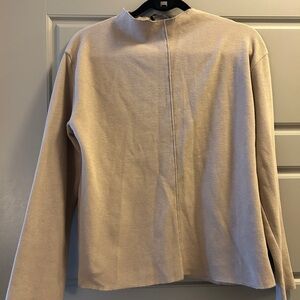 Zara cream brown tan sweater small NWOT